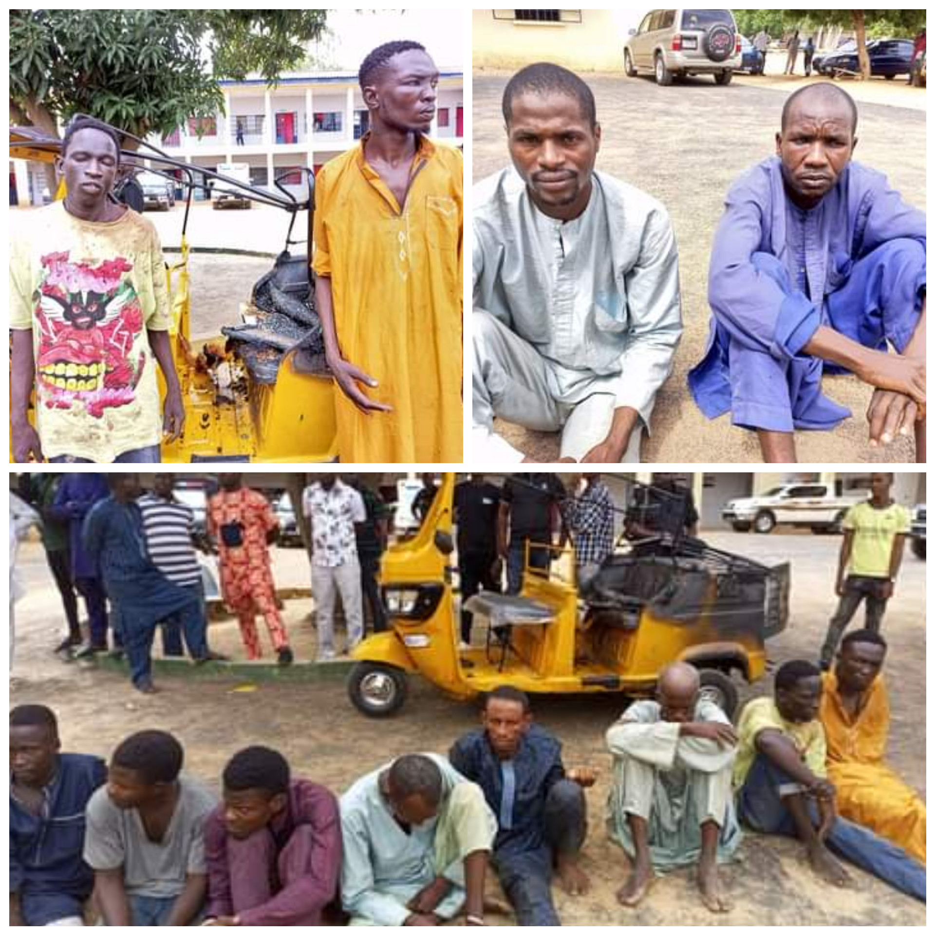 Police parade 38 suspected kidnappers, informants, armed robbers and others in Adamawa