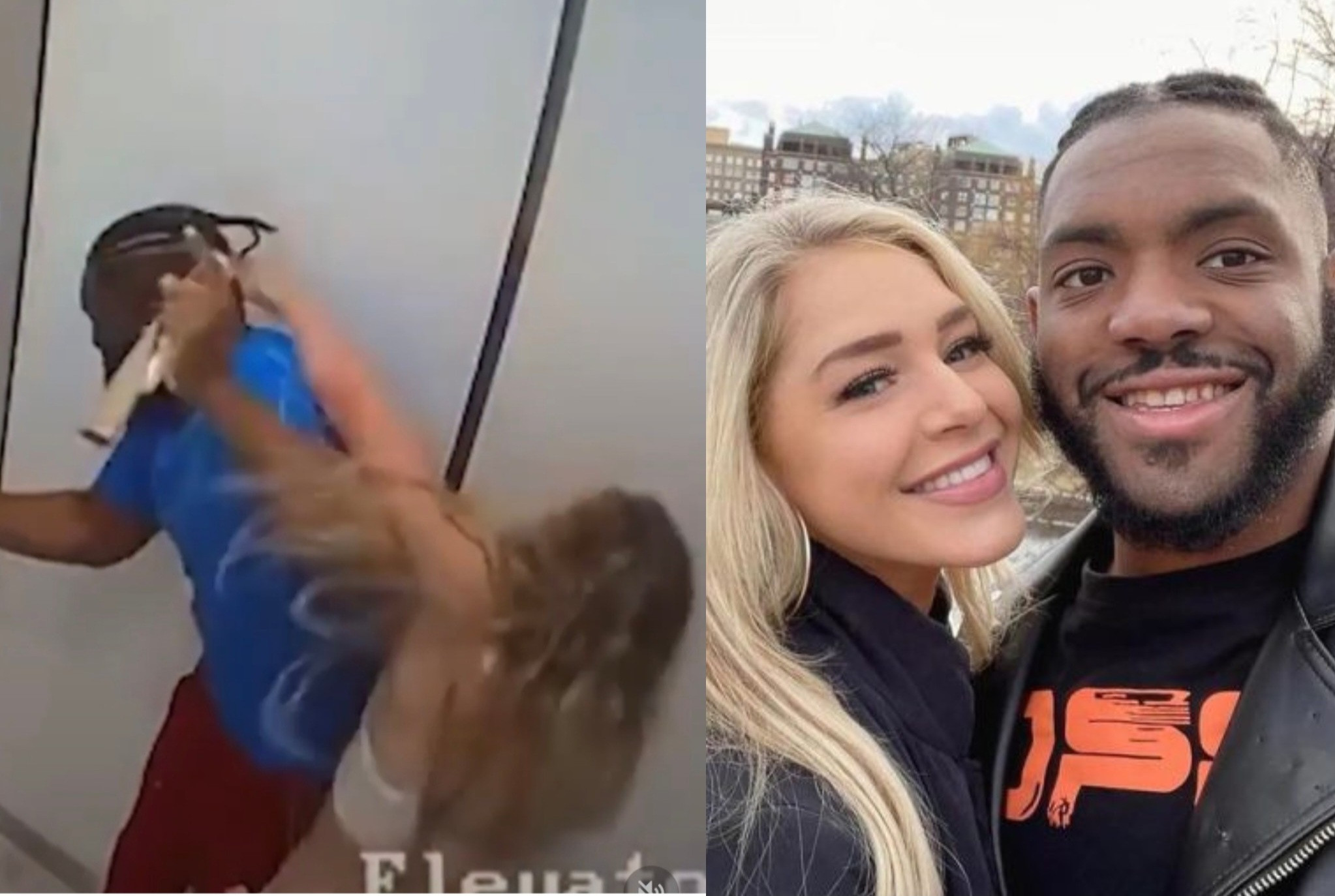 See video of Onlyfans model, Courtney Clenney attacking Nigerian-American boyfriend Christian Obumseli in elevator months before she murdered him