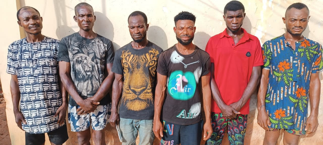 Police arrest six men for allegedly stripping a woman naked in Enugu community