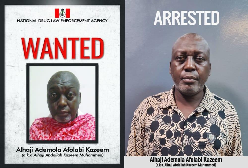 NDLEA arrests alleged drug baron and Lagos socialite, Alhaji Ademola Afolabi Kazeem