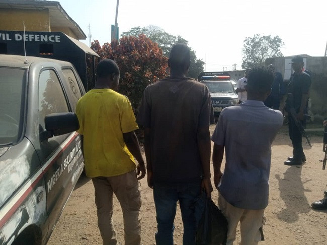 Kwara NSCDC arrests three for diverting Lagos bound 33,000 litres of PMS 