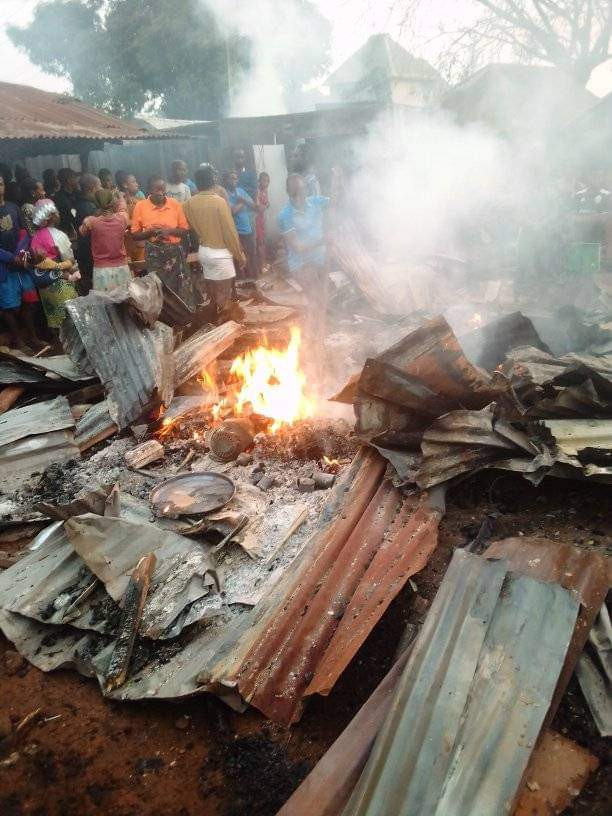 Ebonyi market gutted by fire 