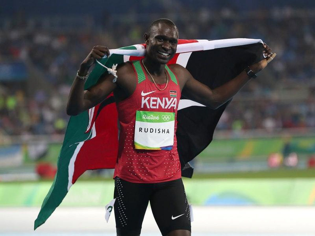 Kenyan two-time Olympic champion, David Rudisha survives a plane crash in his country