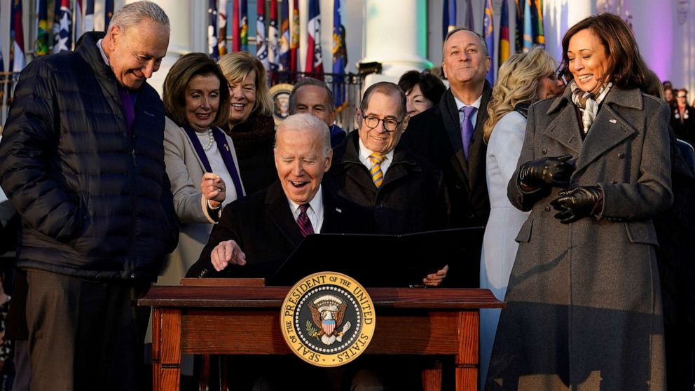 President Biden signs historic same-sex marriage bill at?White?House
