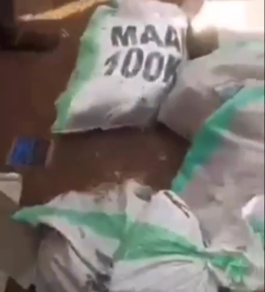 Sacks of rotting naira notes reportedly found in Police Barracks (video)