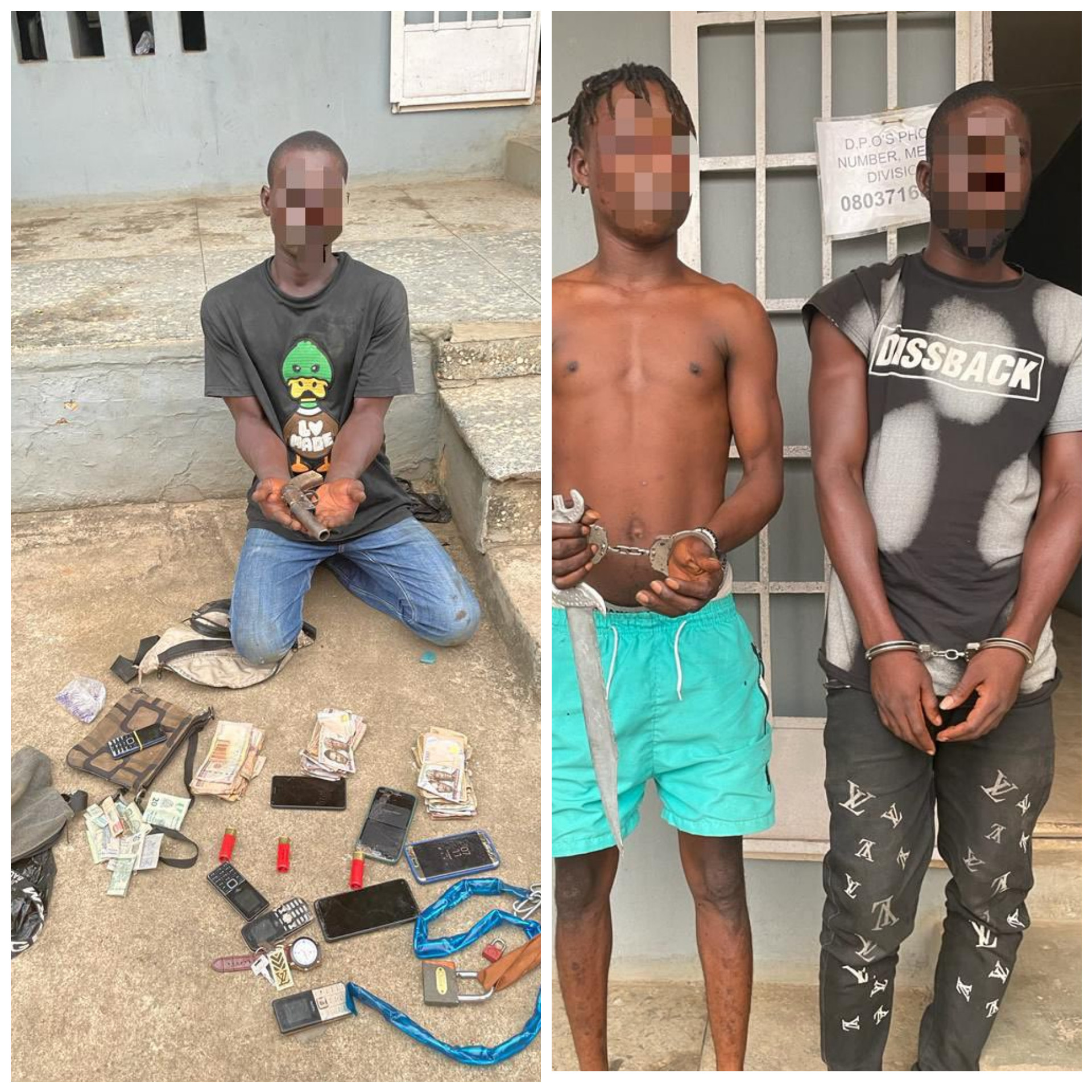 Police arrest three-man gang for robbing pedestrians in Lagos