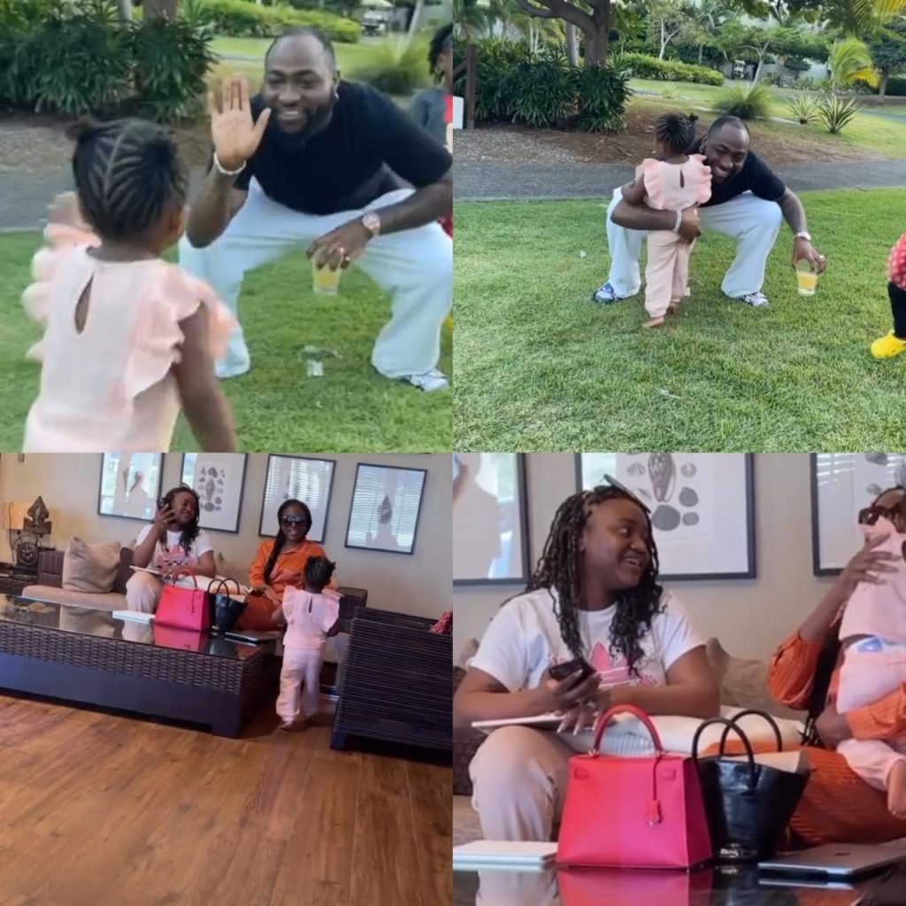 Davido and Chioma join their family members for a Christmas vacation in Carpe Verde (photos/video)