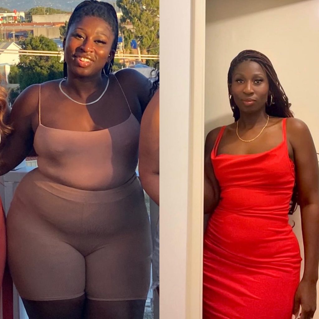 Lady shows off her amazing body transformation (photos)