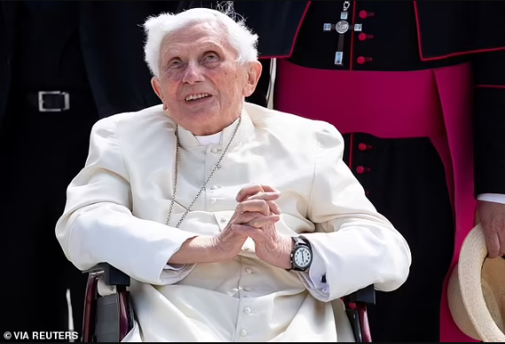 Former Pope Benedict is in a 