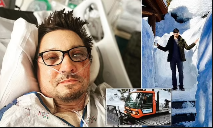 Marvel star, Jeremy Renner shares hospital bed selfie; thanks fans for their support  after snow plowing accident