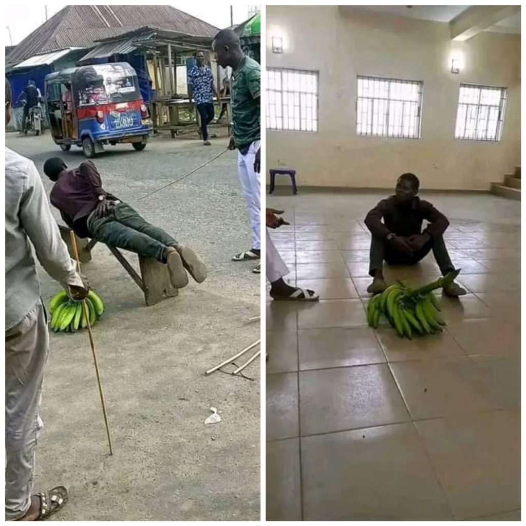 Man caned for stealing a bunch of plantain in Bayelsa community 