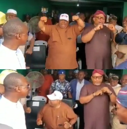 Osun state governor, Ademola Adeleke, thrills guests as he dances to ?Buga? (video)