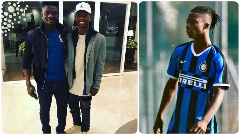 Obafemi Martins? Son signs first Professional Contract With Serie A Club Monza (Photos)