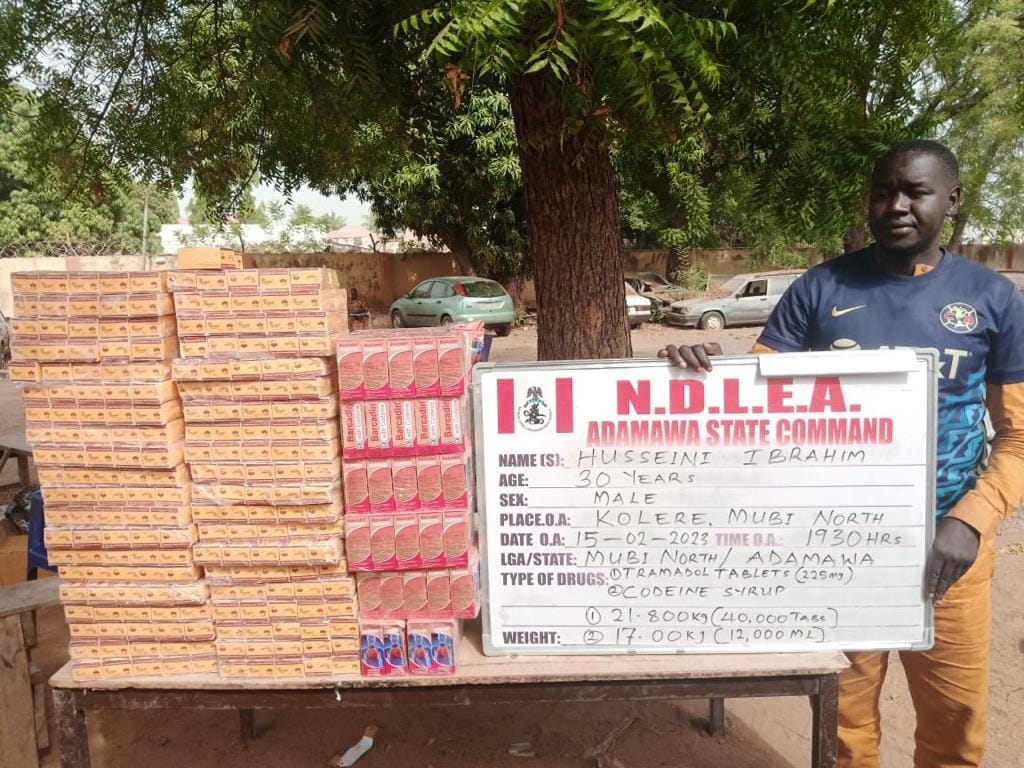Chadian and others arrested as NDLEA recovers 2.6million opioids