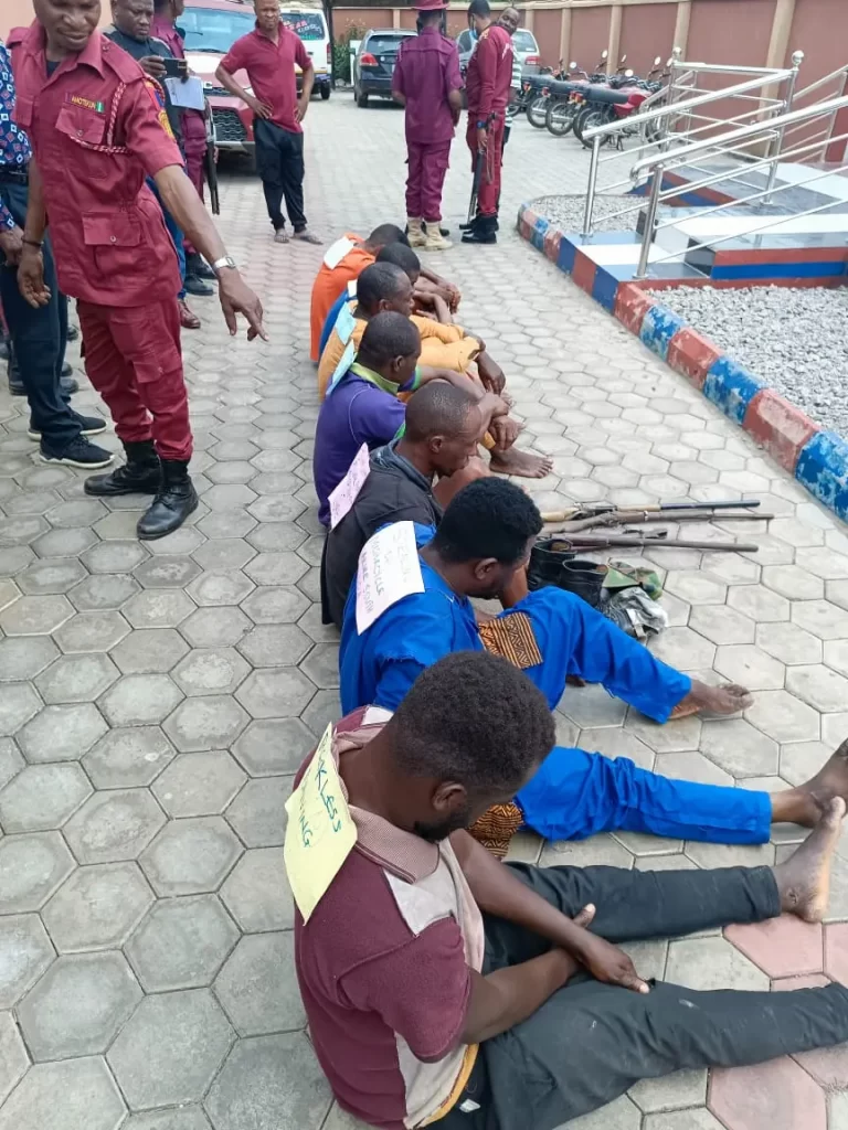 Amotekun busts syndicate snatching and dismantling motorcycles in Southwest