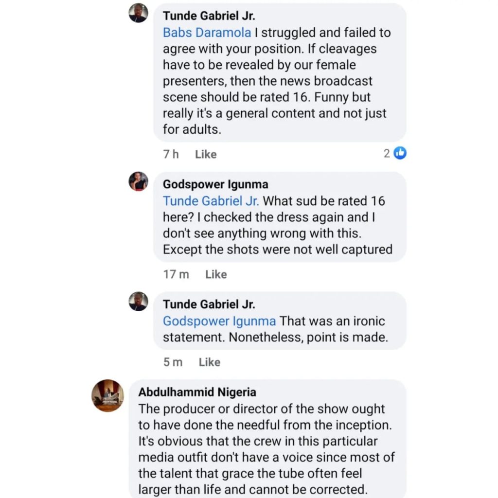 "Much Ado about nothing" - Media personalities react after newspaper columnist tackled Arise TV news anchor over her dressing